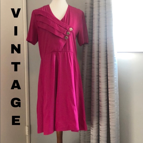 Vintage | Dresses | Vintage 8s Woven Midi Dress | Poshmark